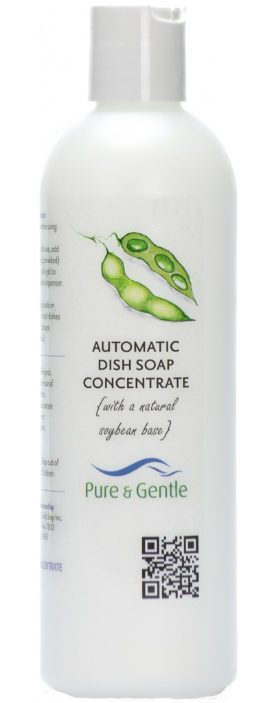 Pure and Gentle organic and chemical free cleaners in Ontario from Nutrafarms - Automatic Dish Soap Concentrate