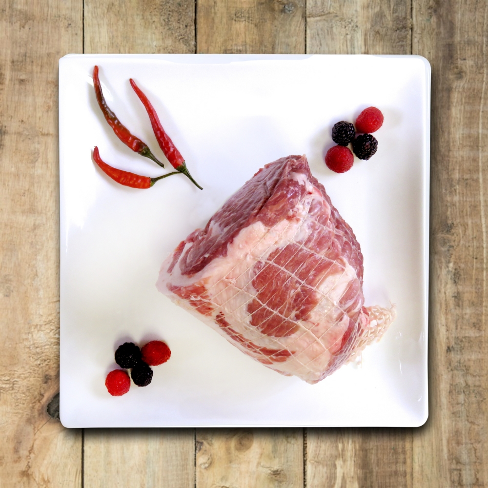 Affordable cage-free pork-bacon pork chops pork tenderloin delivery near me - Nutrafarms - Boneless Roast 1