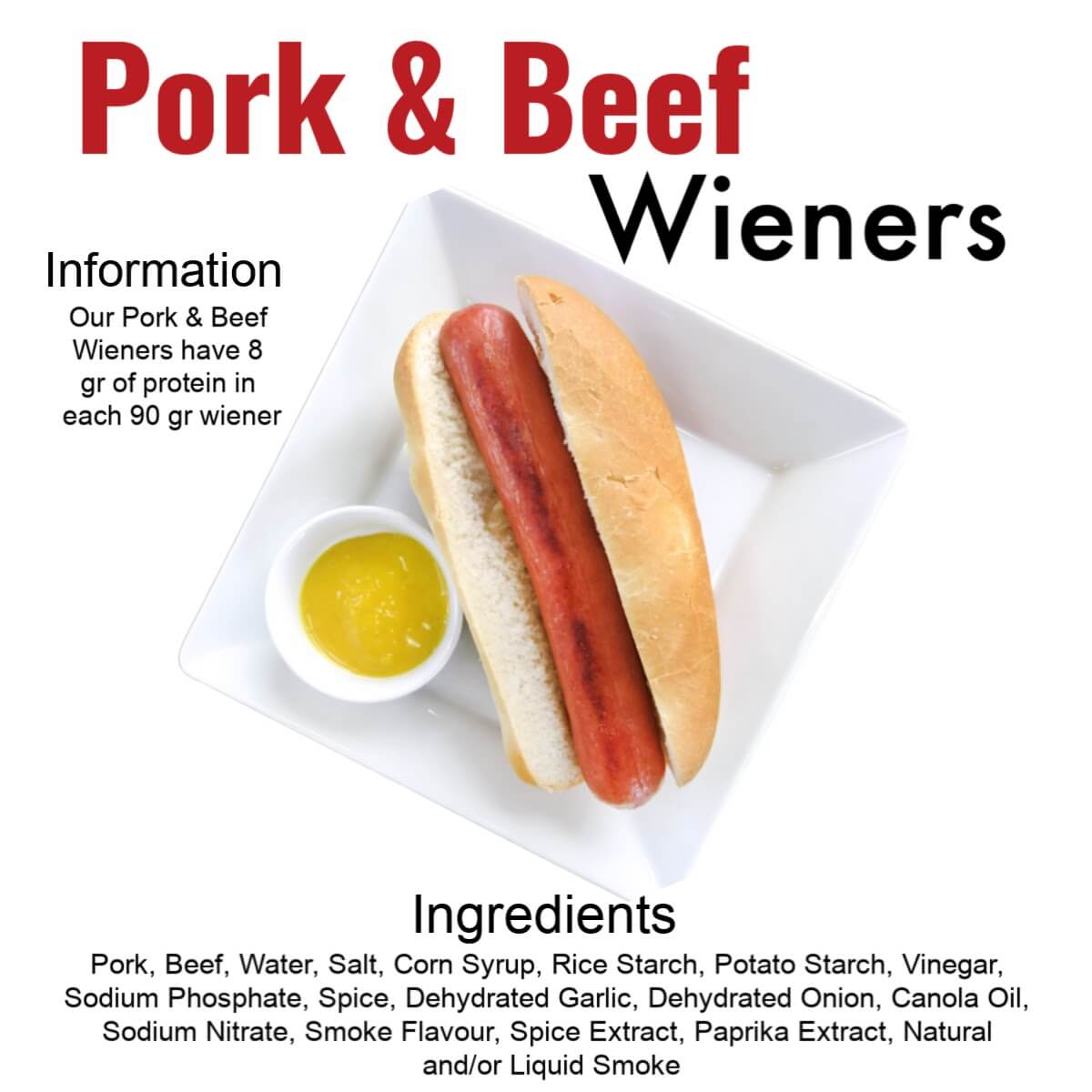Affordable cage-free pork-bacon pork chops pork tenderloin delivery near me - Nutrafarms - Pork and Beef Wieners 2