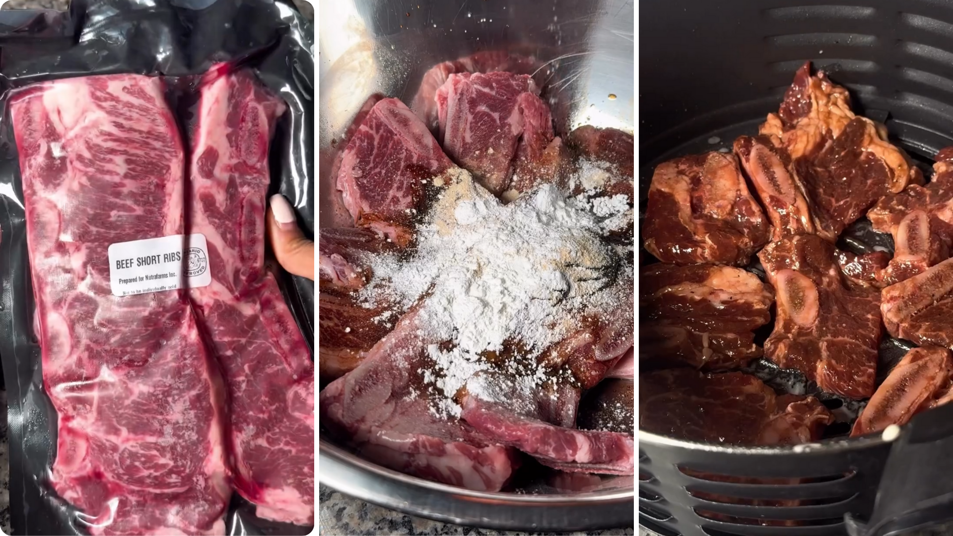 beef-short-ribs-prep-marinating-airfryer-collage beef-short-ribs-prep-marinating-airfryer-collage