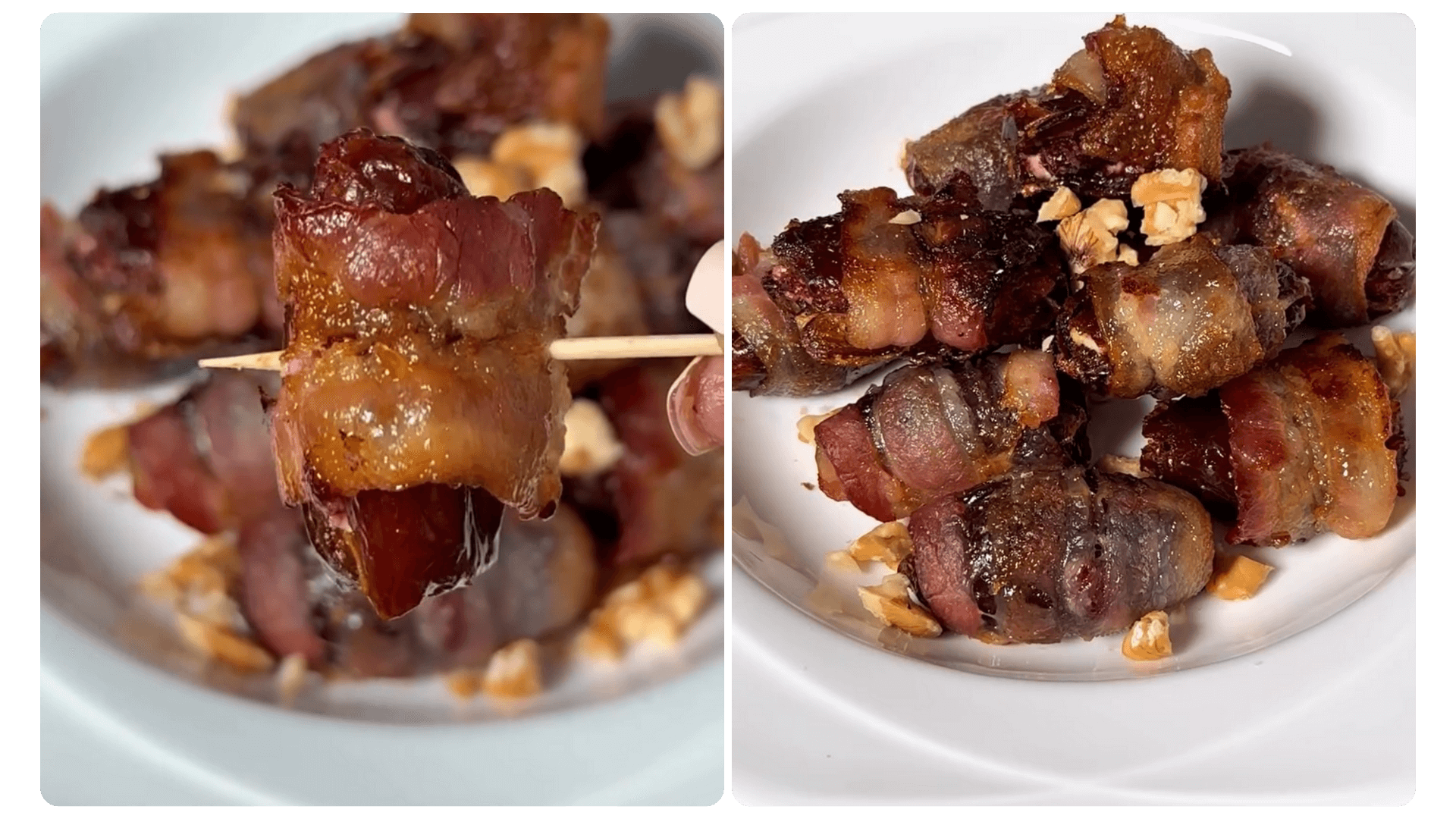 crispy-bacon-wrapped-dates-on-plate
