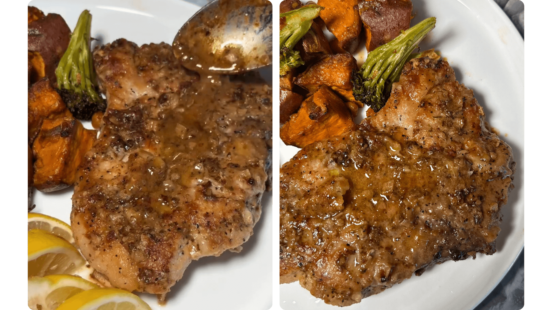 lemon-butter-pork-chops-served-with-vegetables lemon-butter-pork-chops-served-with-vegetables