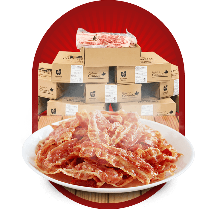 ontario-families-claim-8-boxes-premium-bacon-welcome-box Ontario families can claim 8 boxes of premium bacon welcome box with 40 lbs of Ontario raised bacon free with farm package