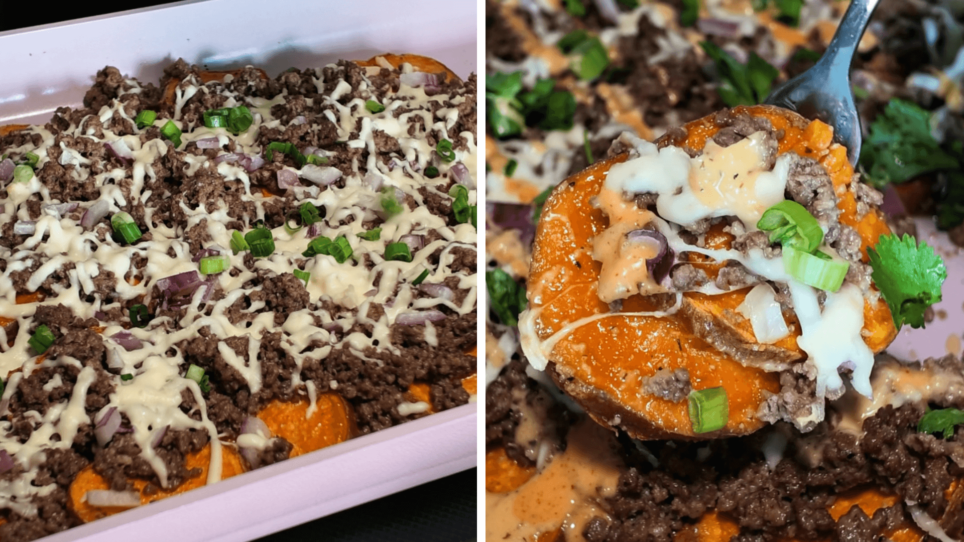 buffalo-beef-sweet-potato-nachos-close-up-bite buffalo-beef-sweet-potato-nachos-close-up-bite