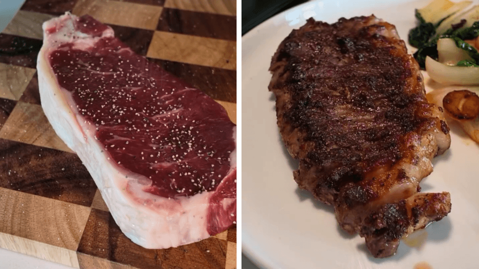 ny-strip-steak-with-gochujang-garlic-butter-sauce