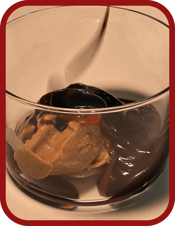 peanut-dipping-sauce-rice-paper-rolls Mixing peanut dipping sauce with peanut butter, soy sauce, hoisin sauce, and rice vinegar for rice paper rolls.